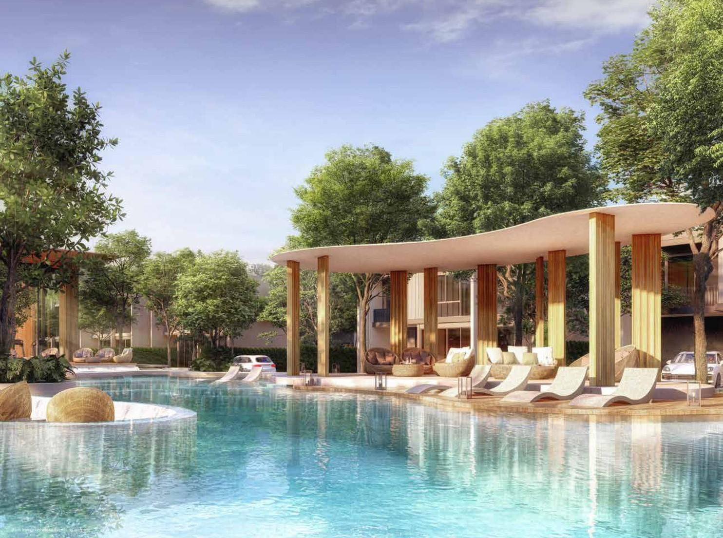 Highland Park Pool Villas. 4 bedrooms pool Villa modern style. Start price 8.6 m baht