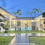 Newly built pool 6 bedrooms villa with 1 guest house. East Pattaya