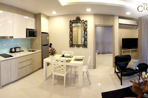 2 bedrooms near the beach. The Cloud. 6-12 months: 25,000 baht per month