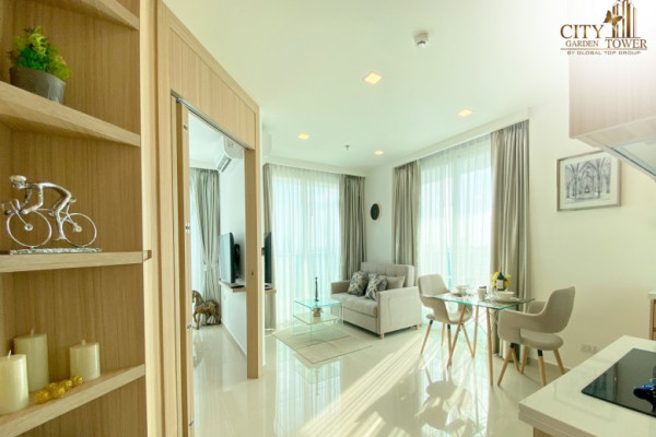 City Garden Tower. 1 bedroom. 27th floor. 6-12 months: 19,000 baht per month
