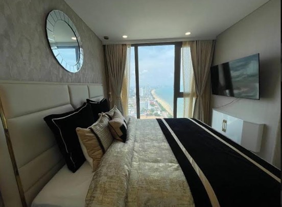 Copacabana Jomtien Beach. Corner 2 bedrooms in newest luxury project. Sea view. 49th floor