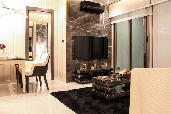 Combined 2 bedrooms 58 sqm, from 45 floor. Promo. Grand Solaire Pattaya