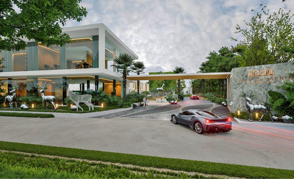 Villa La Richie. New Project 4 bedrooms 2 storey townhome with private pool near the center of Pattaya