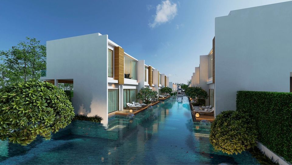 Villa La Richie. New Project 4 bedrooms 2 storey townhome with private pool near the center of Pattaya