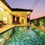 Gardenville3. Pool Villa with 3 bedrooms in village. Huay Yai area