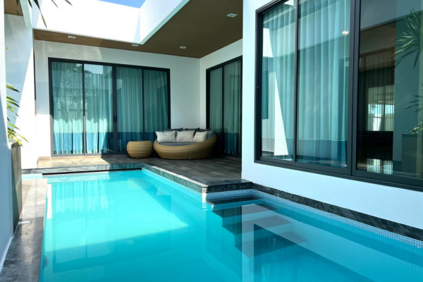 Baan Mae Villa 2. New luxury style 3 bedrooms pool villa project decorated in modern style