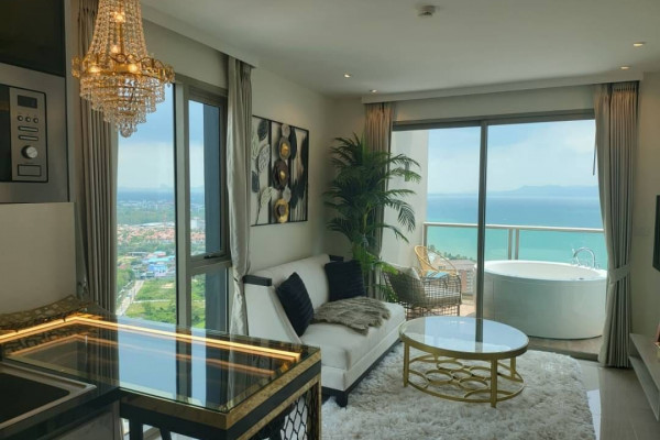 Riviera Monaco. Corner 1 bedroom near the Jomtien beach. 28th floor