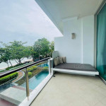 2-bedrooms apartment in respectable condominium. Sea view. The Sanctuary Wong Amat